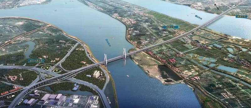高铁“八纵八横”与南昌“十纵十横”相切线——公铁两用隆兴大桥万搏wanbo(中国)全力推进