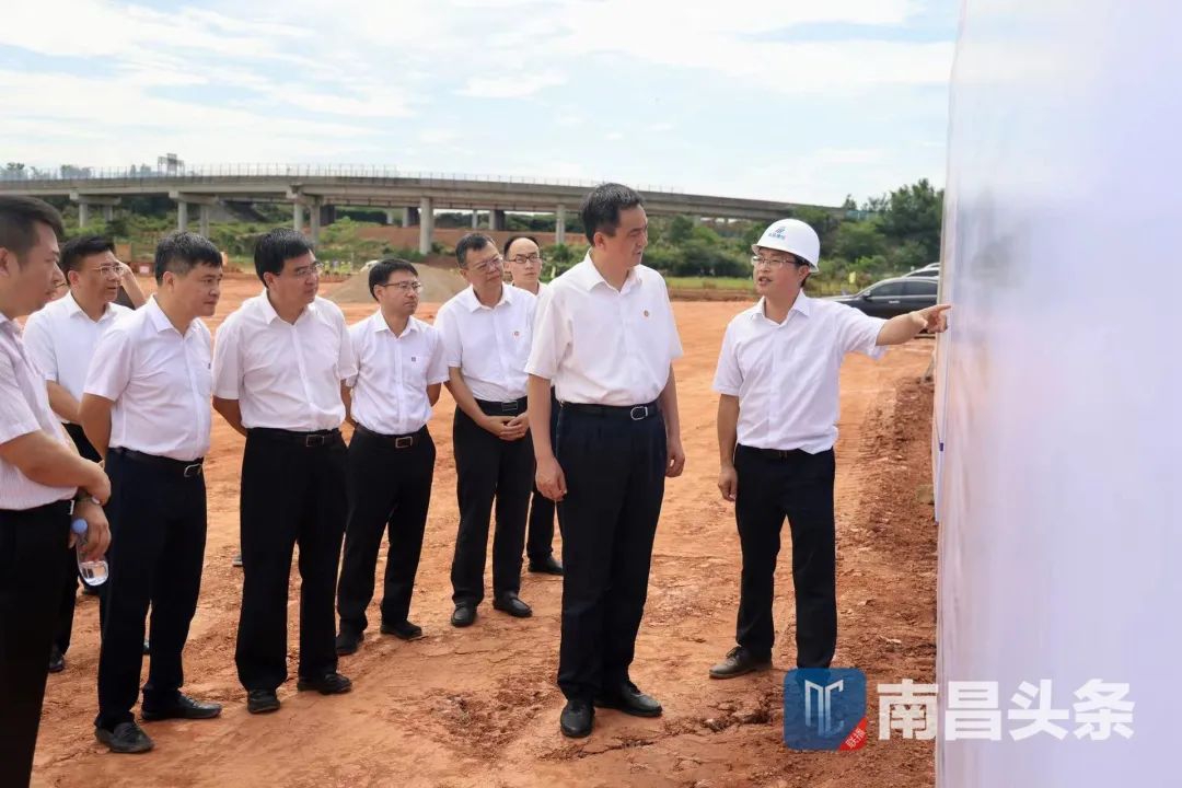 李红军调研南昌绕城高速西二环项目万搏wanbo(中国)情况