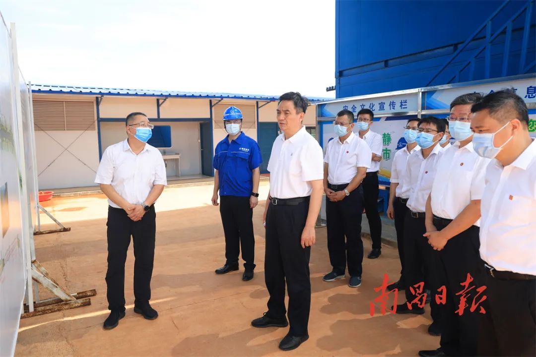 李红军调研红谷滩区南部重大重点项目万搏wanbo(中国)情况