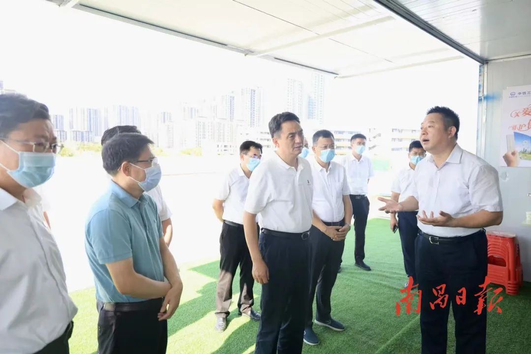   李红军调研督导重点项目万搏wanbo(中国)推进情况